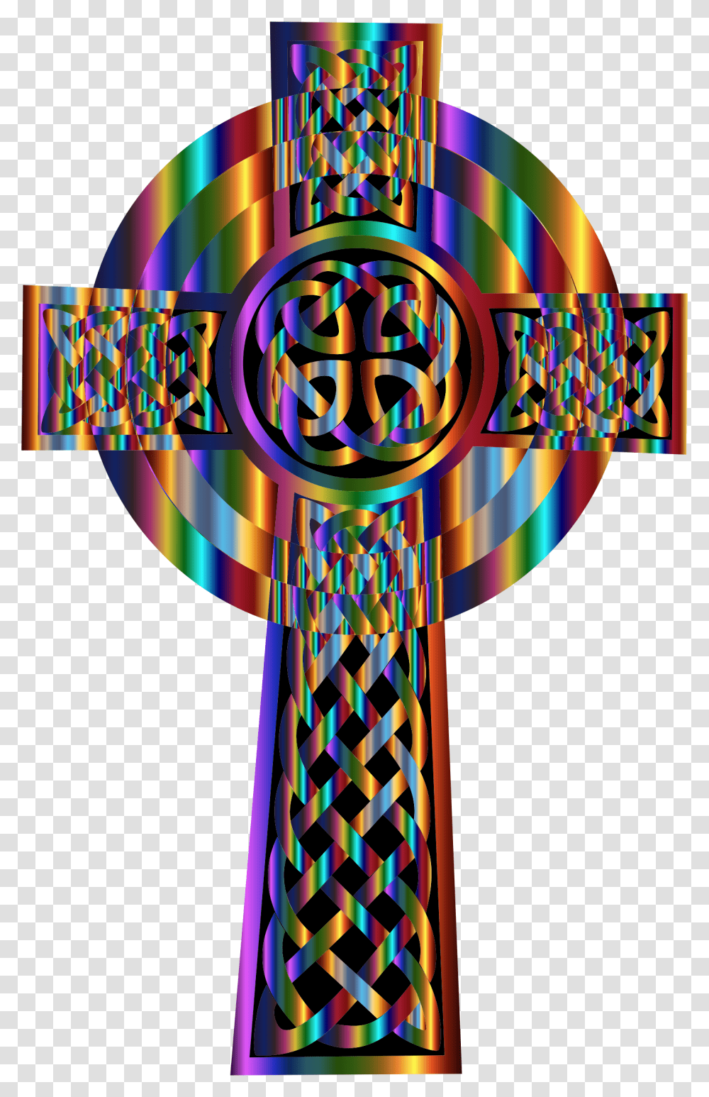 Prismatic Celtic Cross Icons, Purple, Balloon Transparent Png