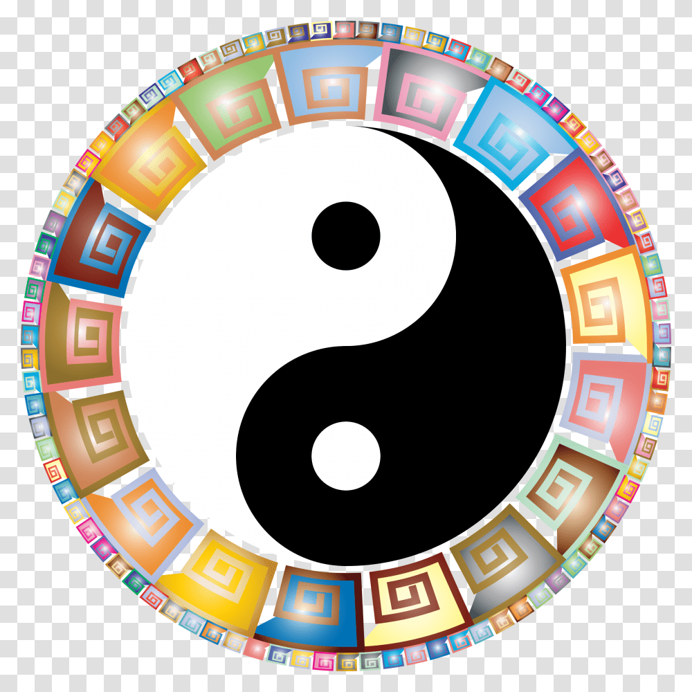 Prismatic Decorative Yin Yang Icons, Game, Gambling Transparent Png
