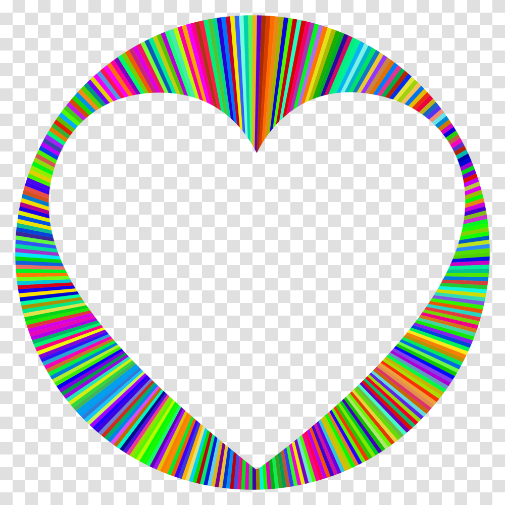 Prismatic Heart Halo Large Icons, Rug, Necklace, Jewelry, Accessories Transparent Png