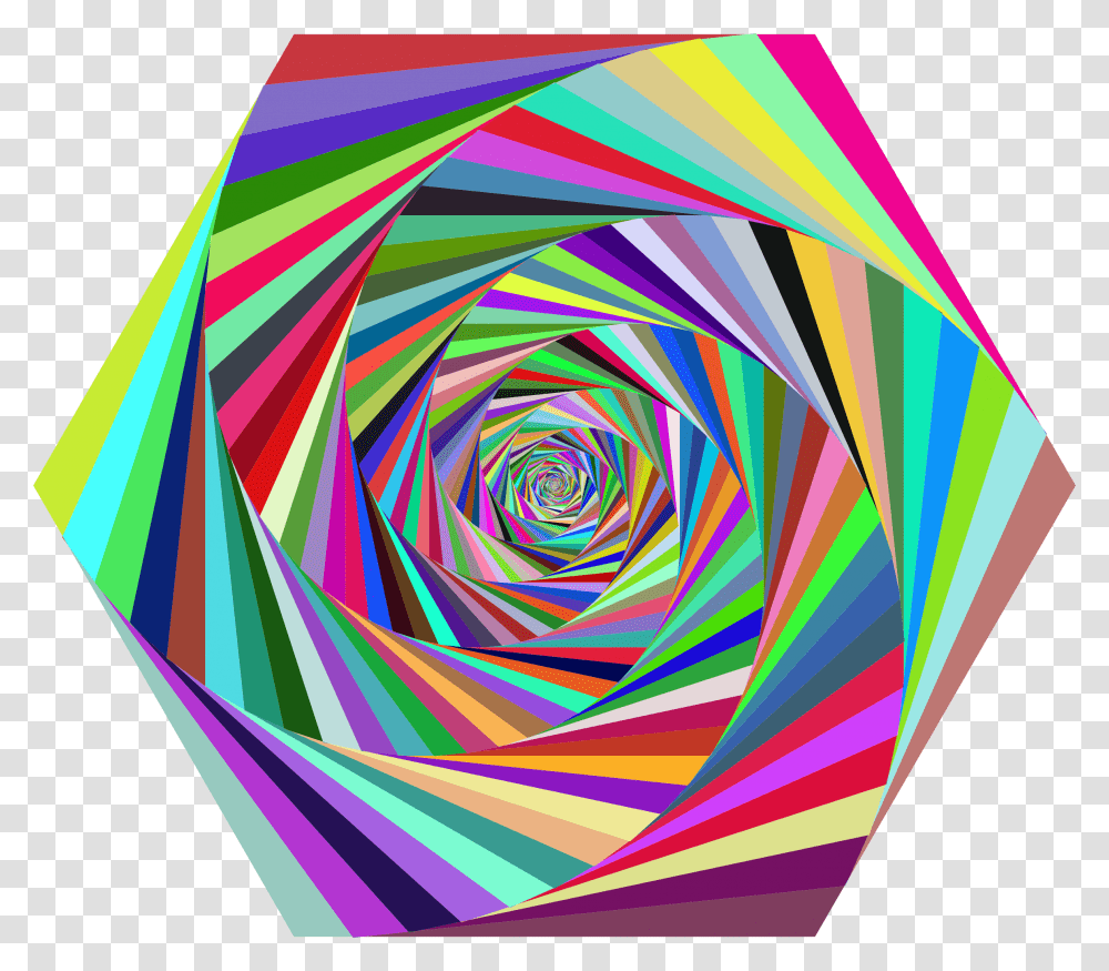 Prismatic Hexagonal Art Clip Arts, Spiral, Coil Transparent Png