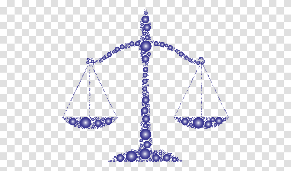 Prismatic Justice Scales Circles Symbol Of Court, Necklace, Jewelry, Accessories, Accessory Transparent Png