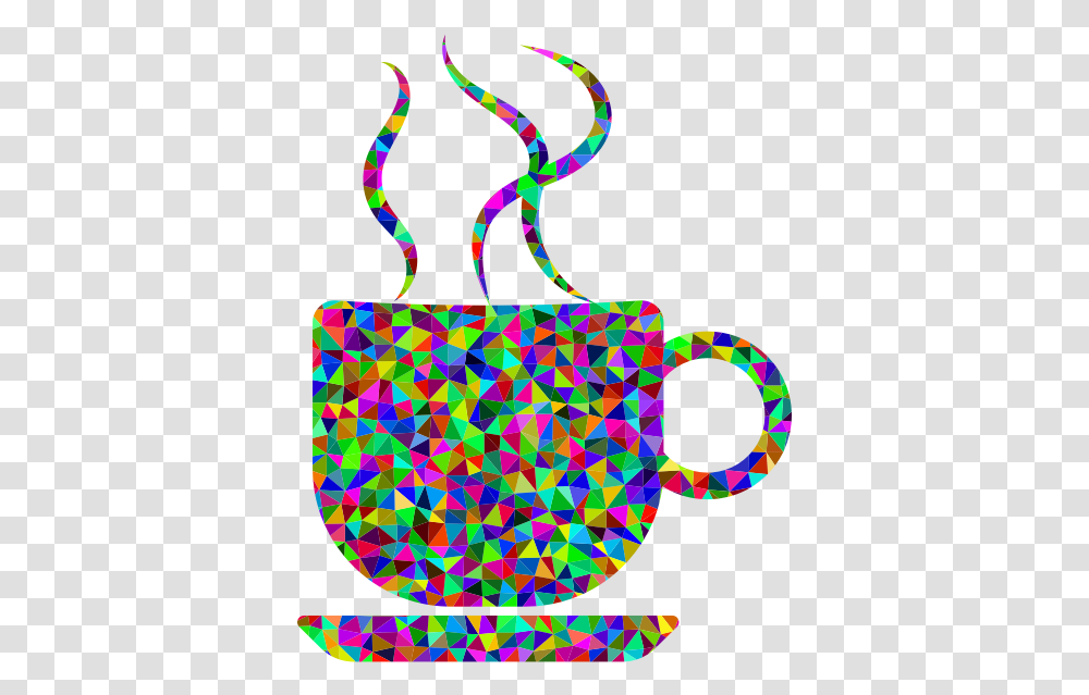 Prismatic Low Poly Coffee Cup Coffee Cup Vector, Doodle, Drawing Transparent Png