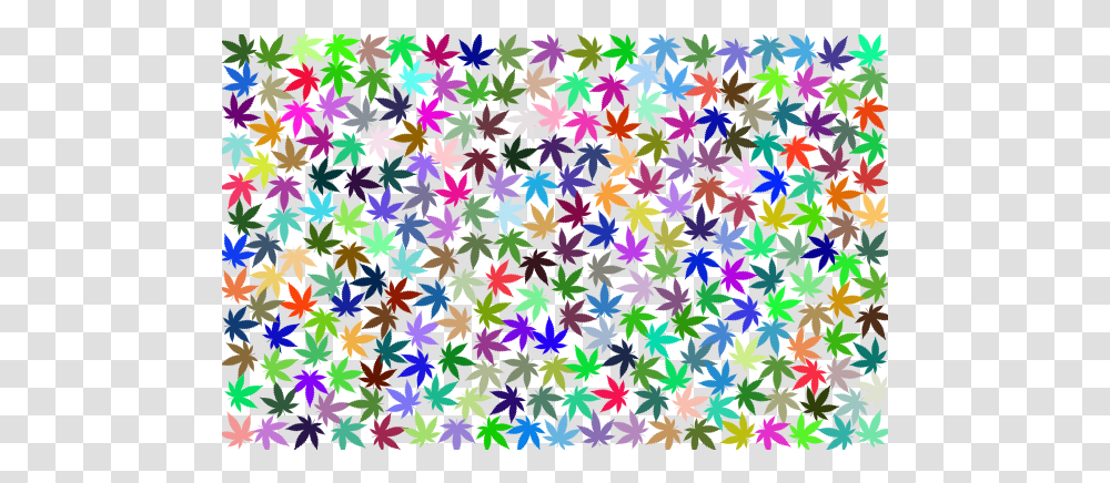 Prismatic Marijuana Background, Rug, Paper, Pattern, Confetti Transparent Png