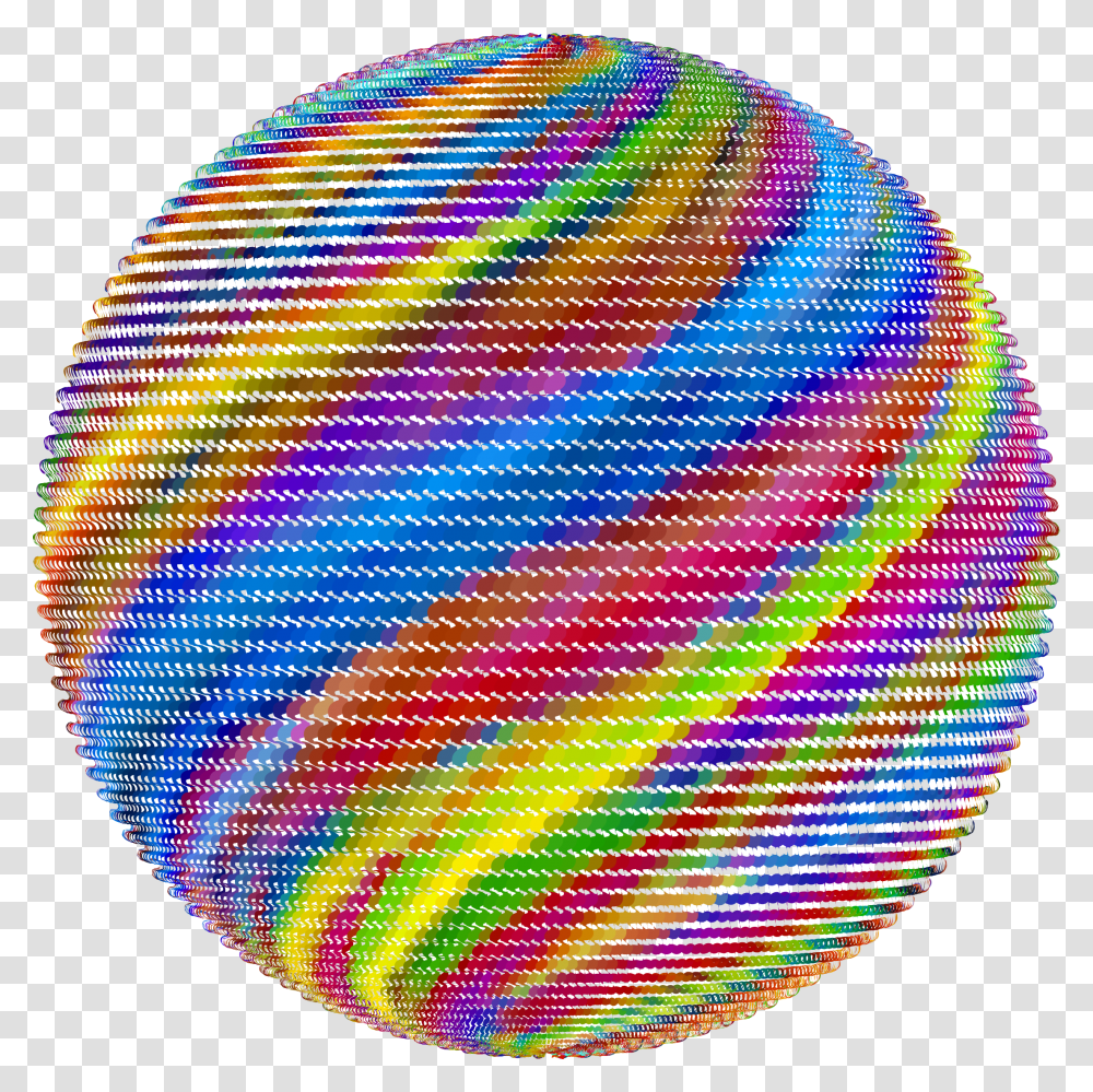 Prismatic Orb, Sphere, Ornament, Pattern, Fractal Transparent Png