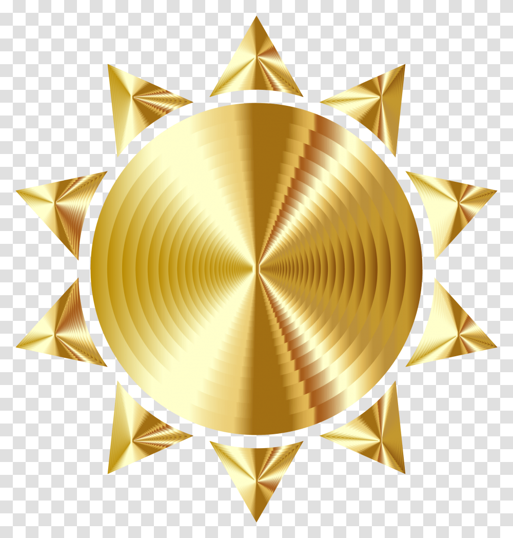 Prismatic Sun Icon Variation 6 Clip Arts Gold Sun Icon, Lamp, Trophy, Gold Medal Transparent Png