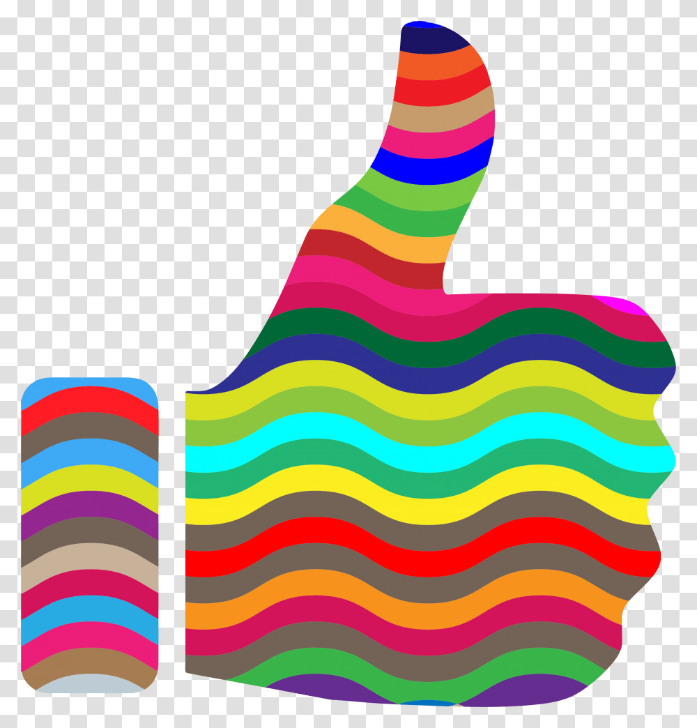 Prismatic Thumbs Up Clip Arts Rainbow Thumbs Up, Outdoors, Nature, Modern Art Transparent Png