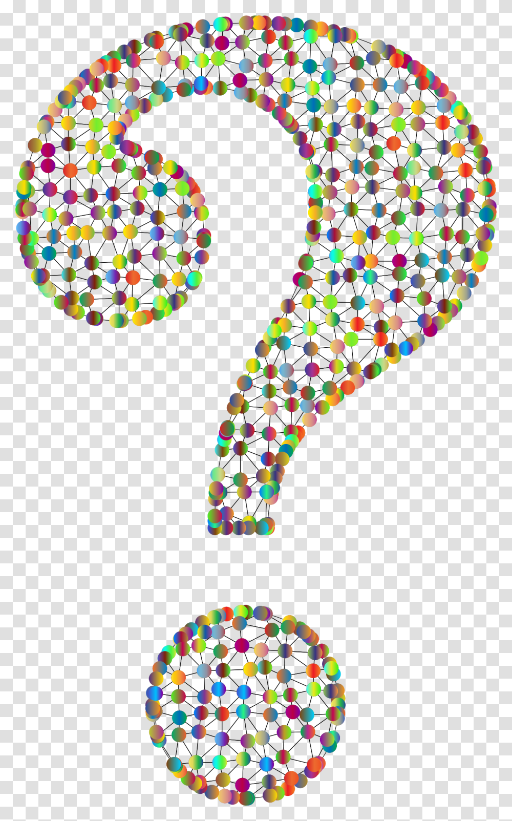 Prismatic Wireframe Question Mark 3 Clip Arts Question Mark, Purple, Rug, Outdoors Transparent Png