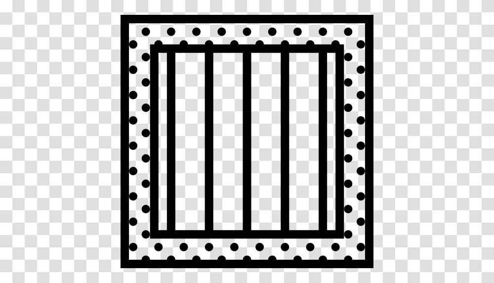 Prison Icon, Texture, Rug, Gate, Polka Dot Transparent Png