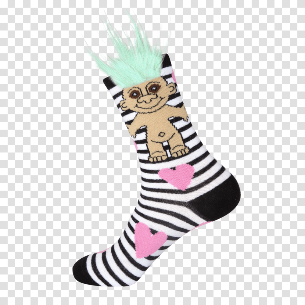 Prisoner Of Love Troll Good Luck Troll Socks Socks, Apparel, Shoe, Footwear Transparent Png