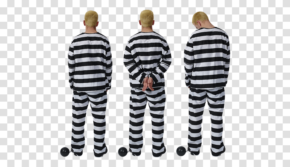 Prisoner Prisons Captive Prison, Clothing, Apparel, Pajamas, Person Transparent Png