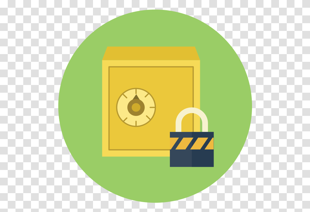 Privacy And Ballot Data Protection Circle, Security, Label, Lock Transparent Png