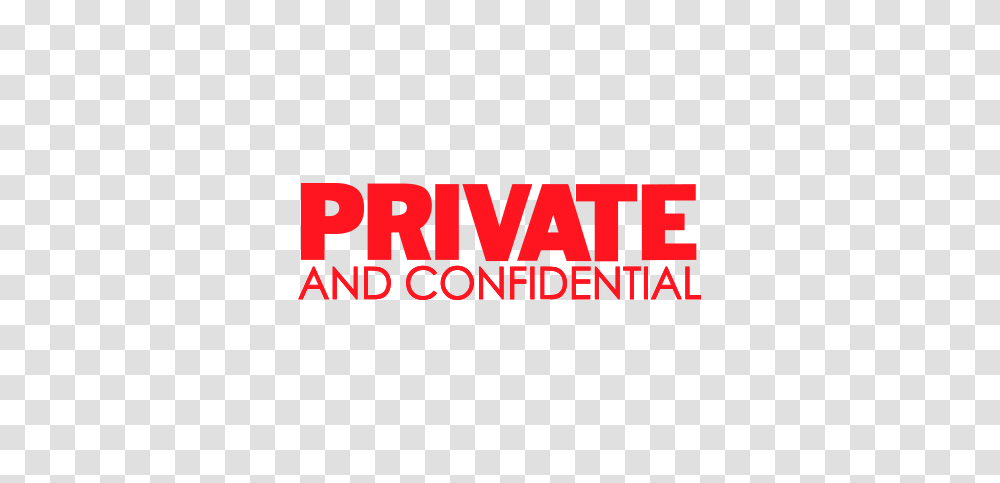 Private And Confidential Image, Logo, Trademark Transparent Png