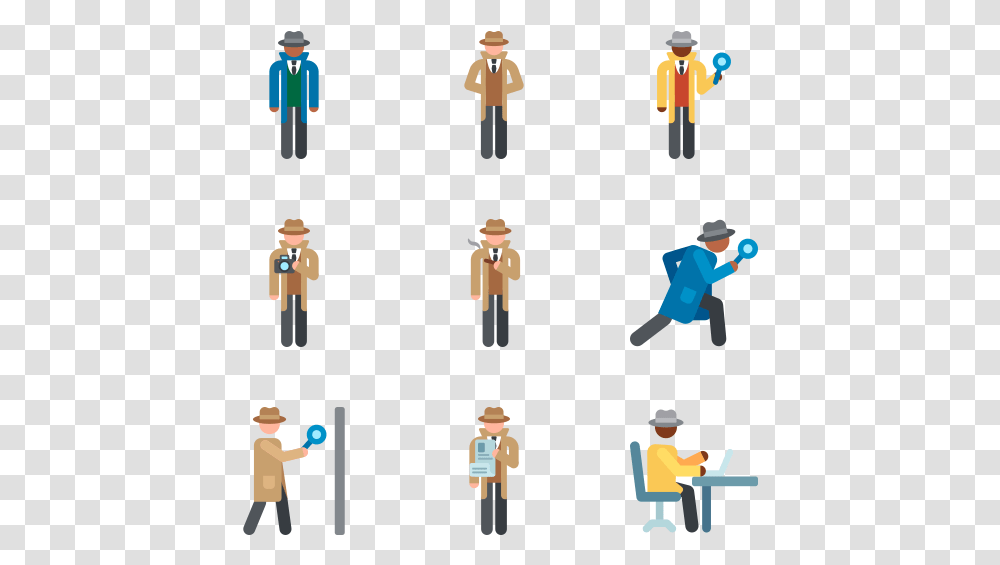 Private Detective, Person, Toy, Crowd, Audience Transparent Png