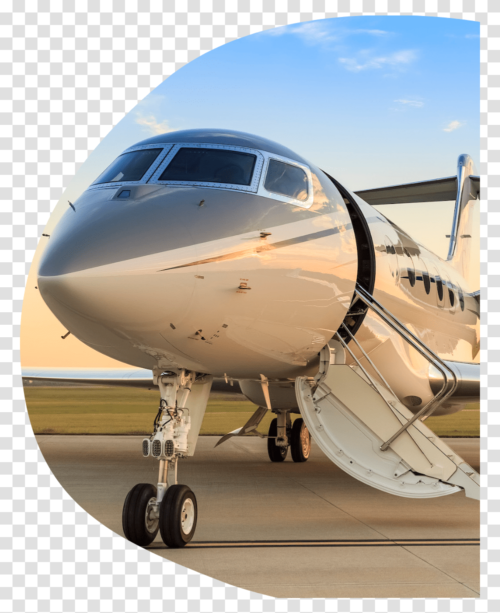 Private Jet, Airport, Airplane, Aircraft, Vehicle Transparent Png
