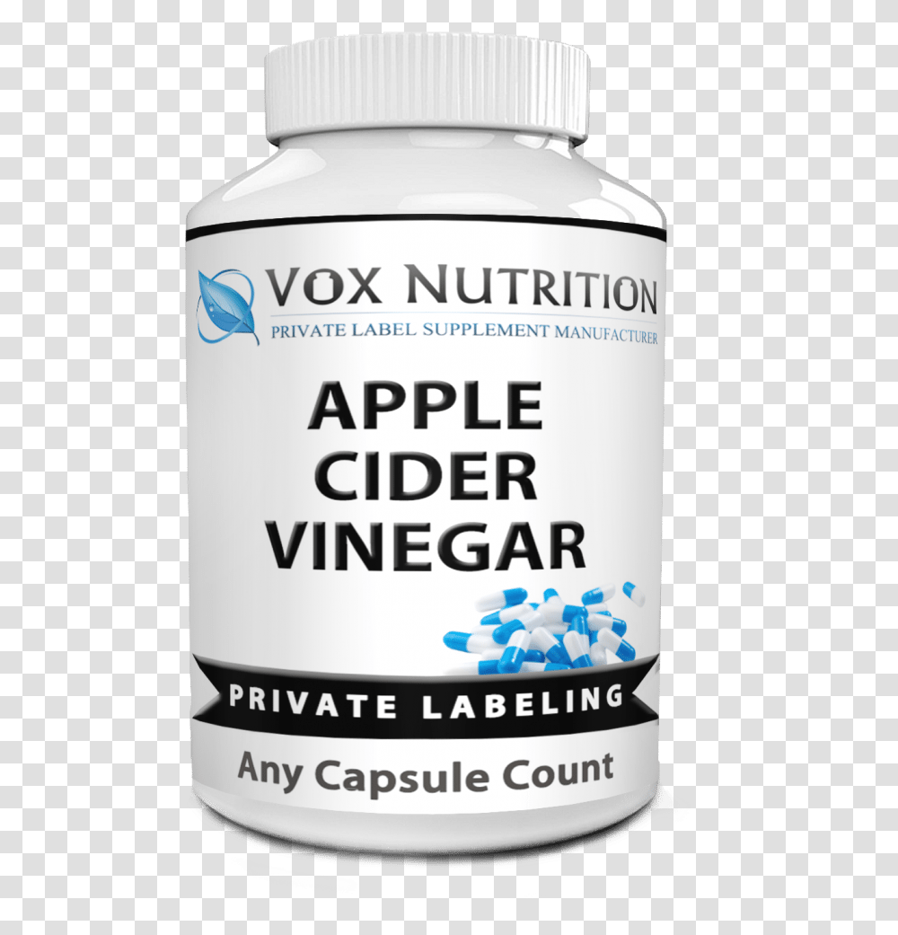 Private Label Apple Cider Vinegar Vitamin Supplement Vox Medical Supply, Tin, Can, Aluminium, Beverage Transparent Png