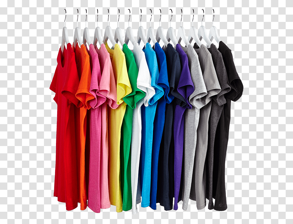 Private Label T Shirt Manufacturer T Shirts On Hangers, Apparel, Scarf, Dress Shirt Transparent Png