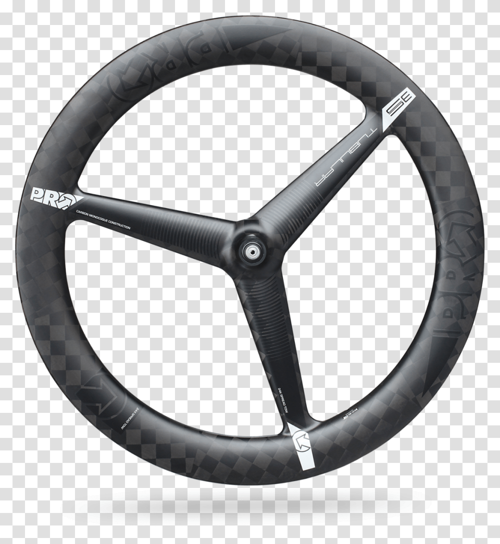 Pro 3 Spoke Textreme Tubular Front Wheel Pro Tri Spoke Clincher, Steering Wheel, Helmet Transparent Png