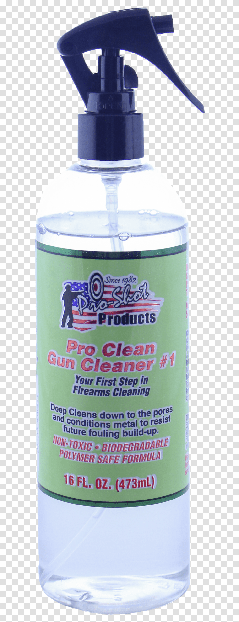 Pro Clean Gun Cleaner, Shaker, Bottle, Plant, Beer Transparent Png