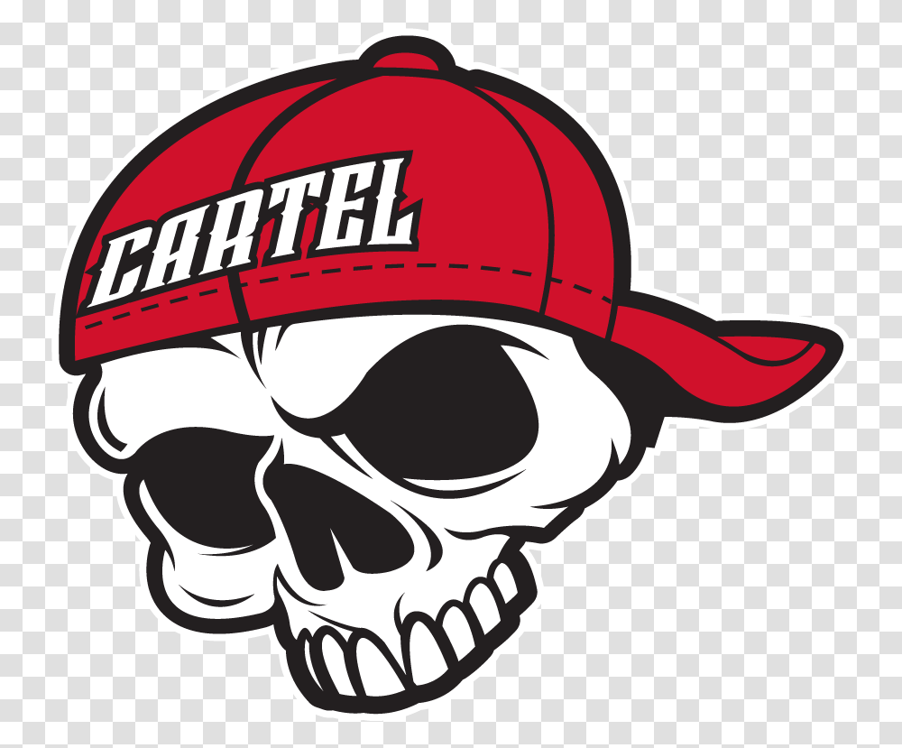 Pro Lid Helmet - Cartel Baggers Of New Jersey Skull, Clothing, Apparel, Baseball Cap, Hat Transparent Png