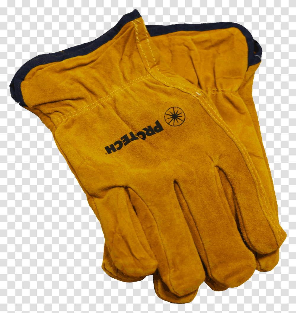 Pro Tech Work Gloves Leather, Apparel Transparent Png