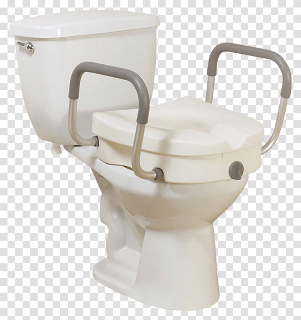 Probasics Raised Toilet Seat With Lock And Arms Ot Raised Toilet Seat, Room, Indoors, Bathroom, Potty Transparent Png