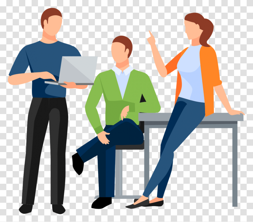 Problem Clipart Careful, Person, Sitting, Standing, People Transparent Png