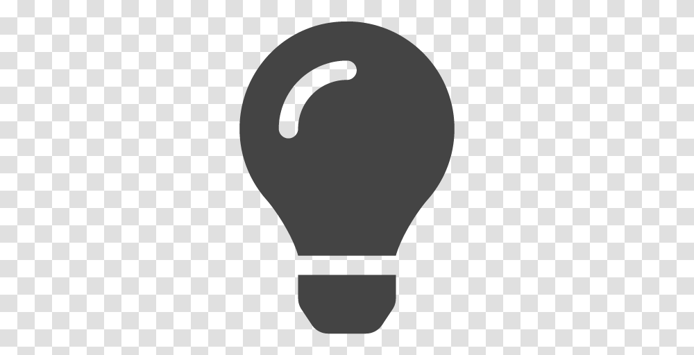 Problem Solving And Creative Thinking People Fontawesome Lightbulb, Stencil Transparent Png