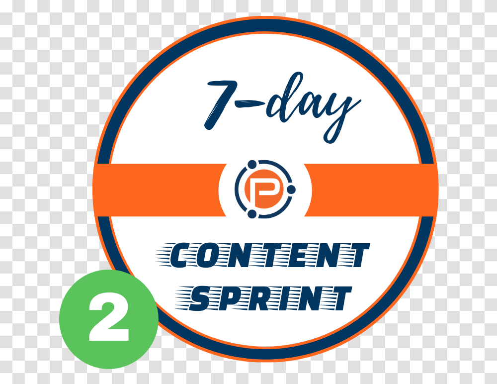 Problogger 7 Day Content Sprint Dot, Logo, Symbol, Label, Text Transparent Png