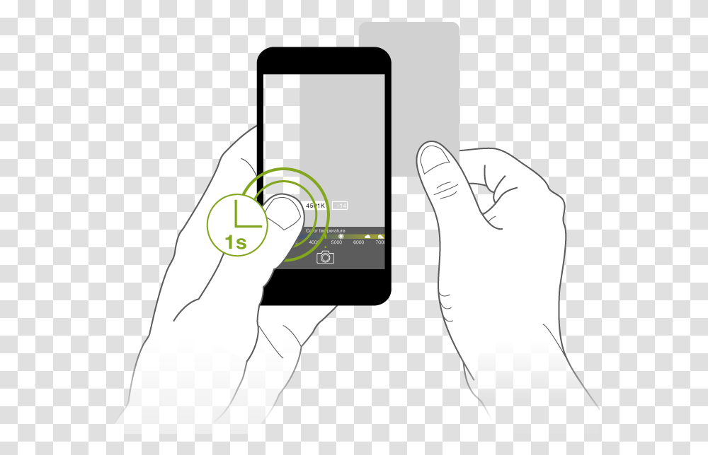 Procamera Graukarten Kalibrierung Iphone, Hand, Number Transparent Png