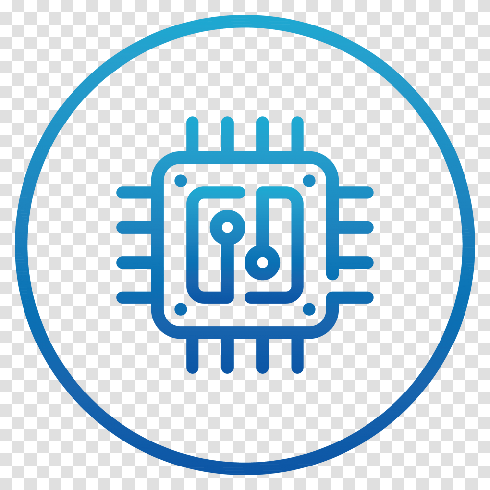 Processor Electrical Engineering Icon, Logo, Trademark, Label Transparent Png