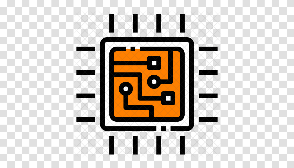 Processor Icon Clip Art, Road Sign, Symbol, Pac Man Transparent Png