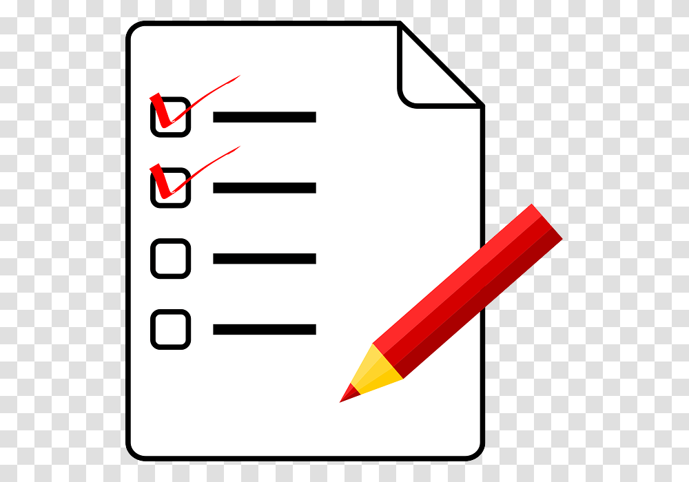 Procrastinator Or Checklist Checker, Pencil Transparent Png
