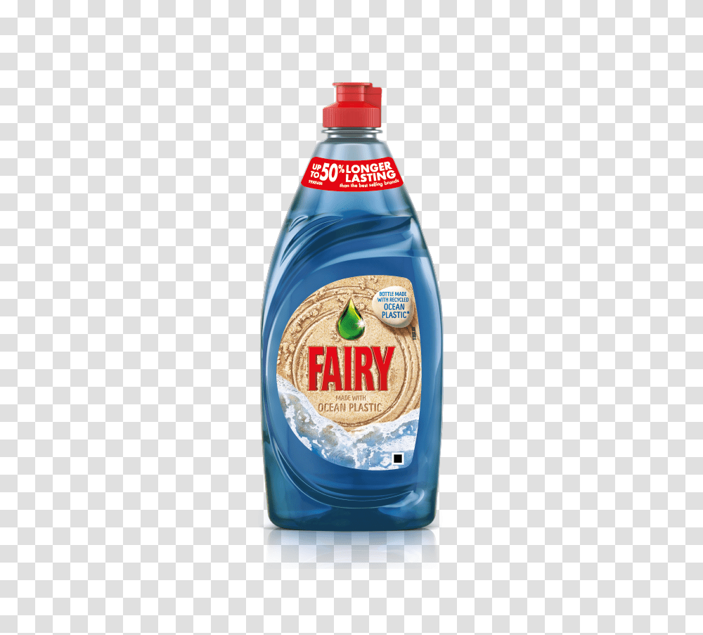 Procter Gamble Launches New Fairy Ocean Plastic Bottle Made, Beverage, Liquor, Alcohol, Label Transparent Png