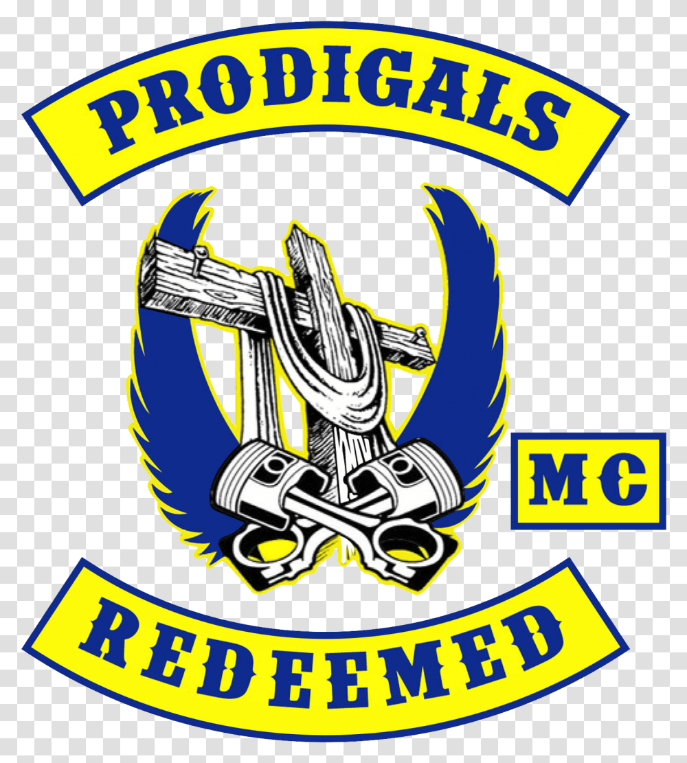 Prodigals Redeemed Mc Piston, Logo, Trademark, Emblem Transparent Png
