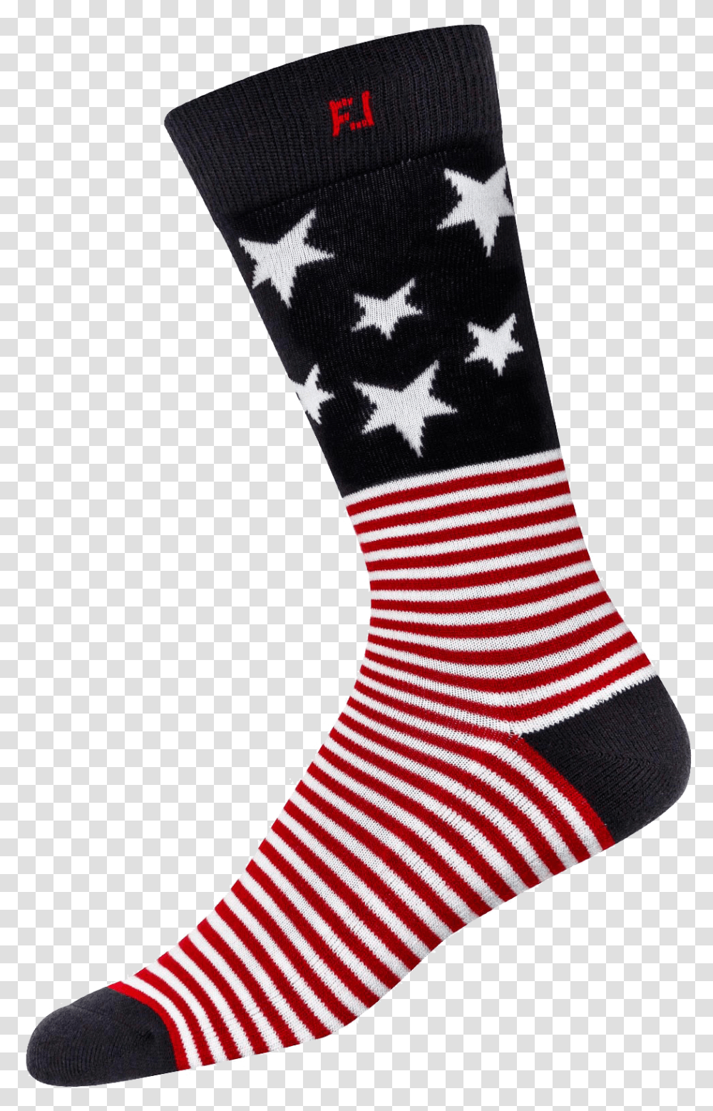Prodry Crew Stars And Stripes Sock, Stocking, Shoe, Footwear, Clothing Transparent Png