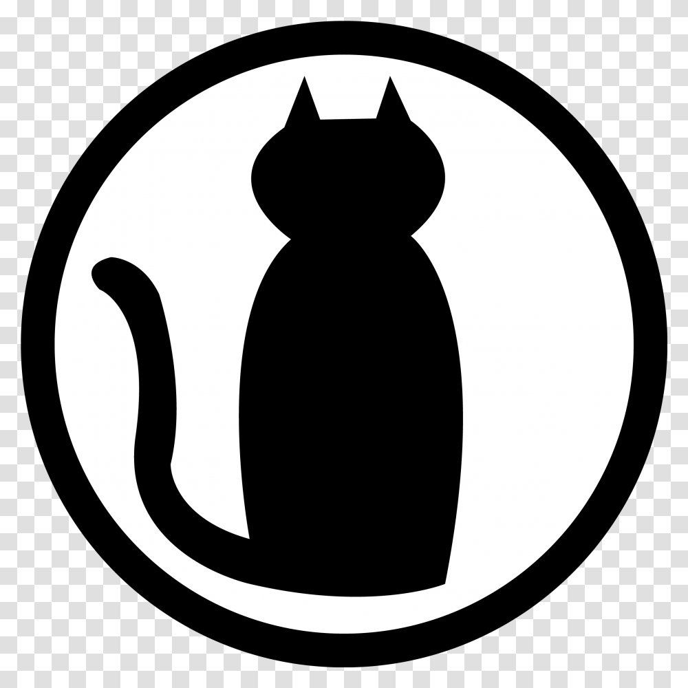 Product Details Black Cat Logo, Symbol, Stencil, Batman Logo Transparent Png