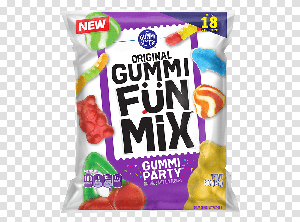Product Gummi Fun Mix Gummi Party, Label, Paper, Poster Transparent Png