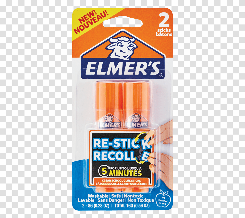Product Image Elmer S Re Stick Elmer's Glue, Tin, Bottle, Can, Aluminium Transparent Png