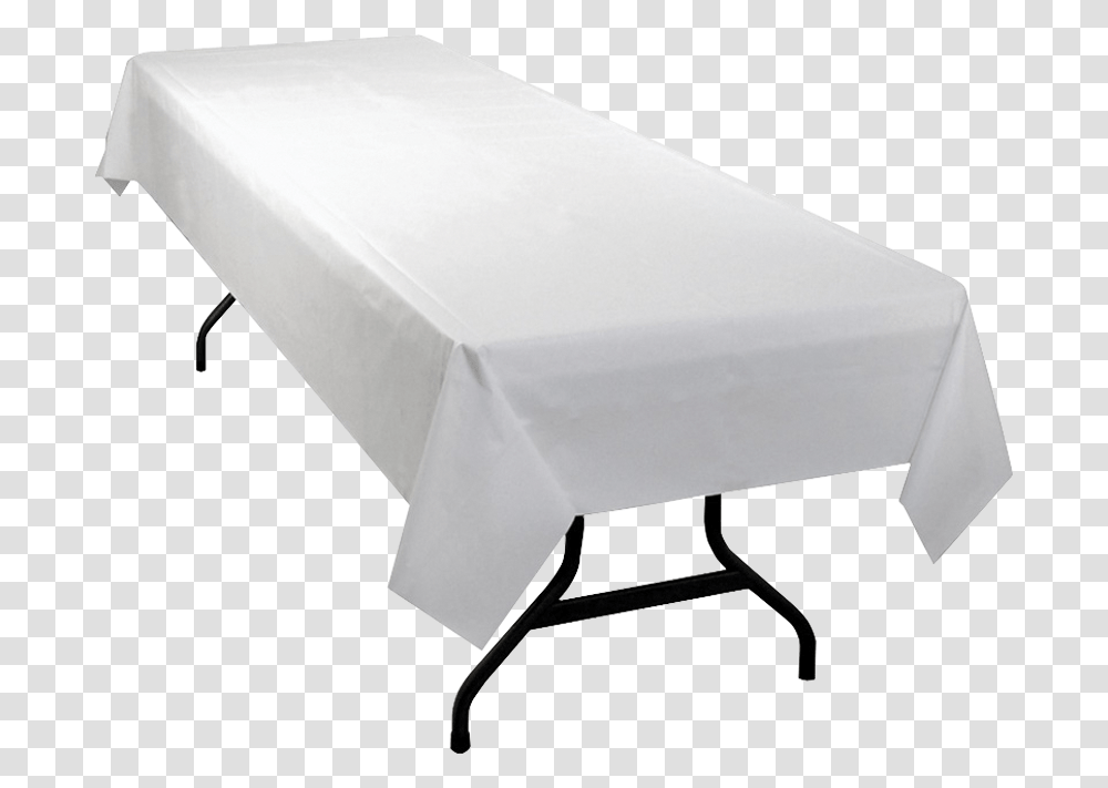 Product Image Genuine Joe Banquet White Table Cloths Plastic, Tablecloth, Furniture, Tabletop Transparent Png
