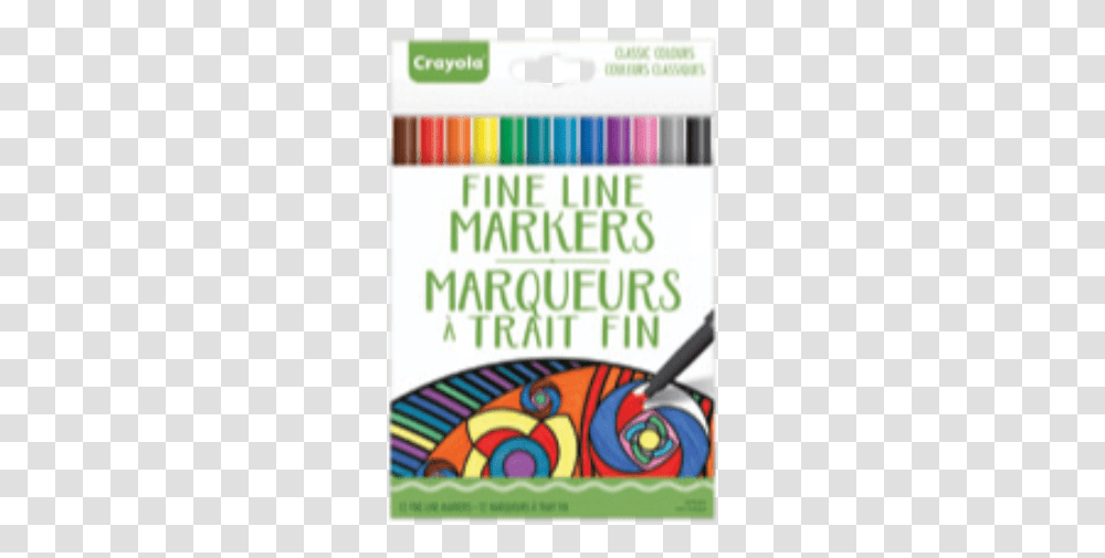 Product Image Crayola Fine Line Crayola Fine Line Markers, Flyer, Poster, Paper, Advertisement Transparent Png