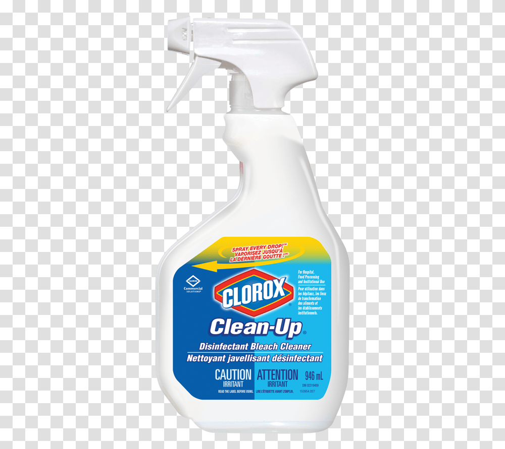 Product Image Clorox Clean Up Clorox, Label, Bottle, Beverage, Outdoors Transparent Png