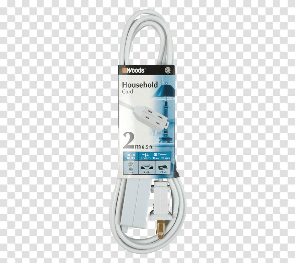 Product Image Woods Indoor Extension Usb Cable, Mobile Phone, Electronics, Cell Phone, Adapter Transparent Png