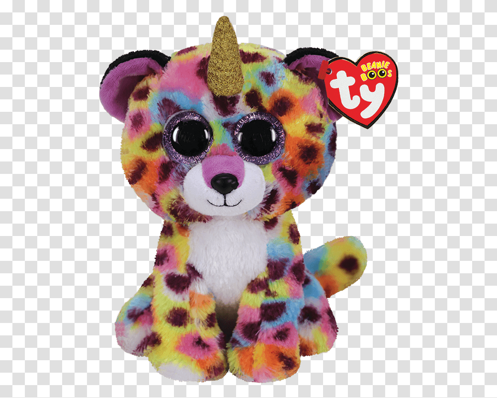 Product Image Beanie Boos Unicorn Leopard, Plush, Toy, Mascot, Teddy Bear Transparent Png