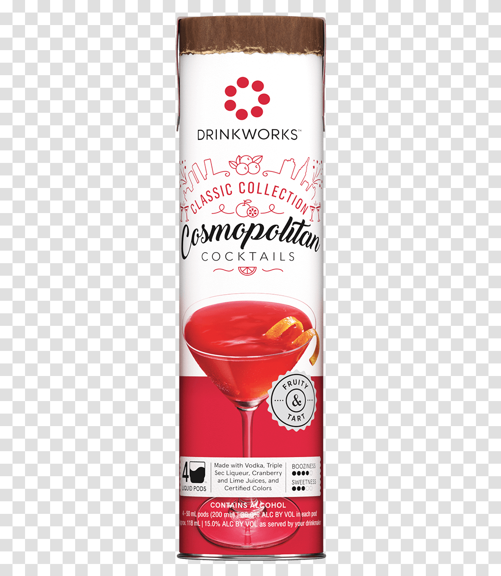 Product Image Drinkworks Cosmopolitan, Beverage, Alcohol, Cocktail, Food Transparent Png