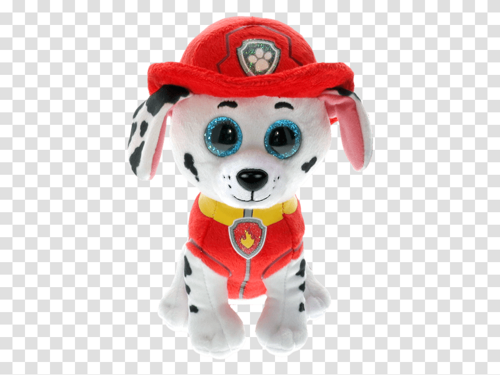Product Image Ty Beanie Boo Paw Patrol Marshall, Plush, Toy, Figurine, Mascot Transparent Png