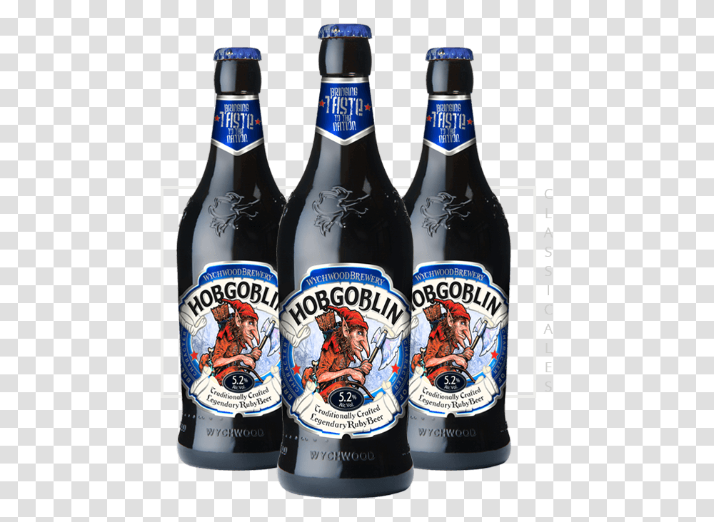 Product Image Wychwood Hobgoblin Beer, Alcohol, Beverage, Bottle, Stout Transparent Png