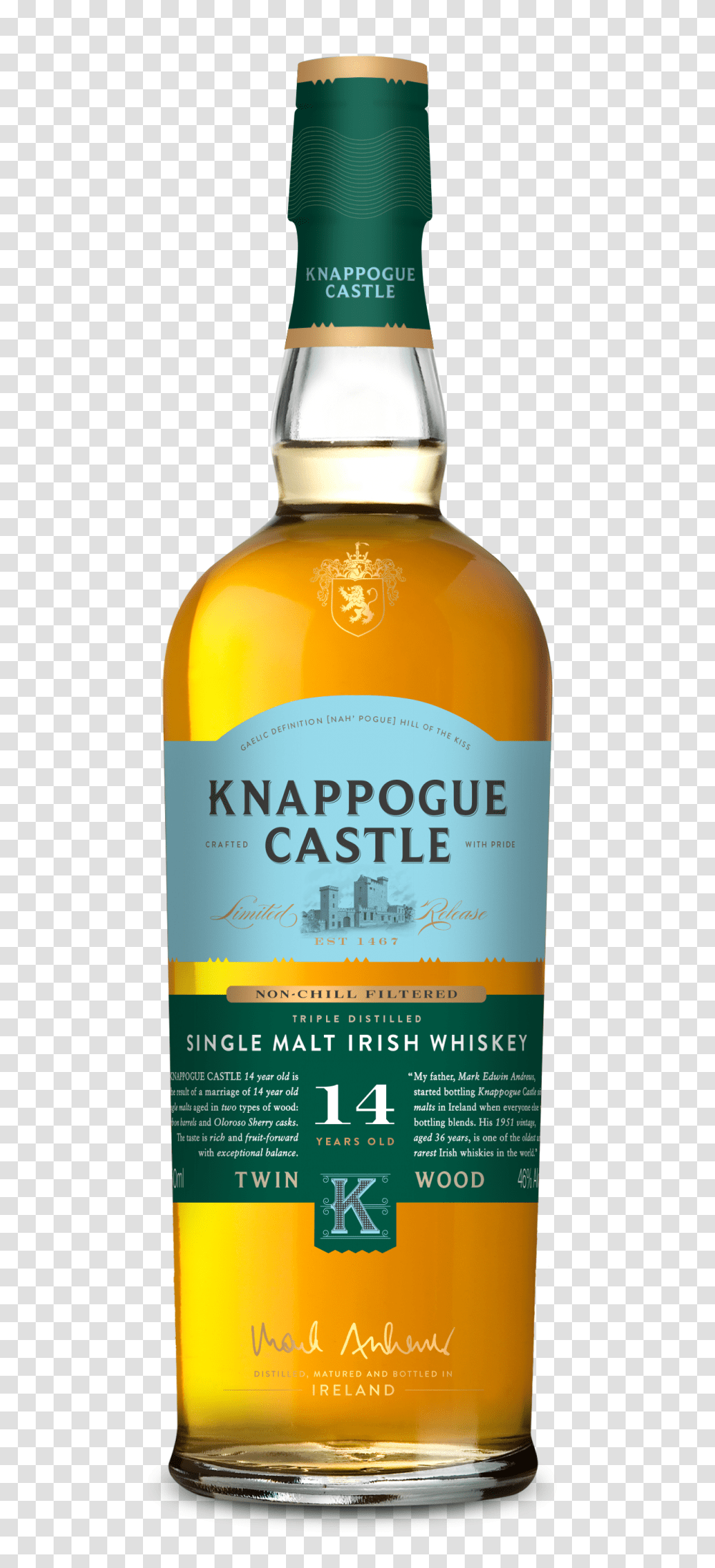 Product Knappogue Castle Whiskey, Liquor, Alcohol, Beverage, Drink Transparent Png