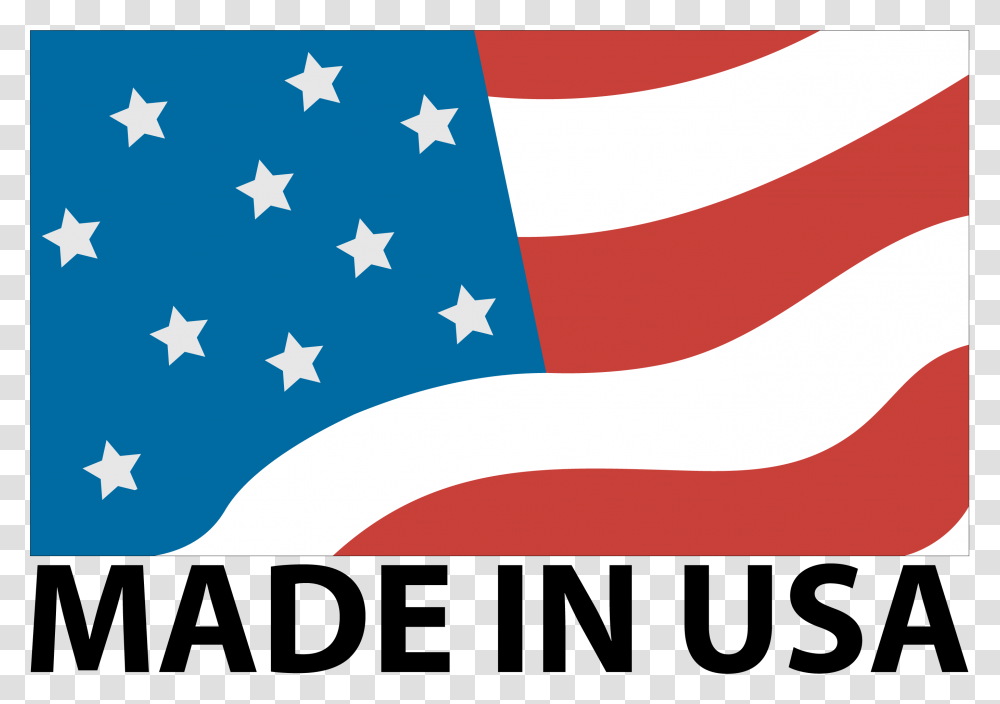 Product Made In The Usa Label, Flag, American Flag Transparent Png