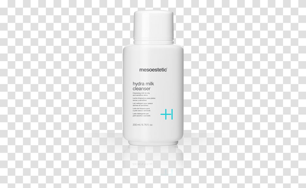 Product Mesoestetic Hydra Milk Cleanser, Bottle, Cosmetics, Shaker, Lotion Transparent Png