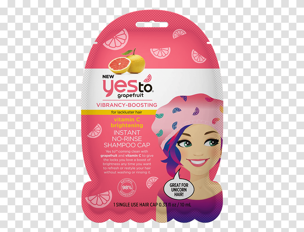 Product Photo Yes To Instant No Rinse Shampoo Cap, Plant, Bottle, Fruit Transparent Png